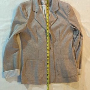 Cotton On beige blazer 3/4 rolled sleeves